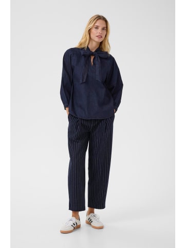 PART TWO Langarm - Hemd SassiPW Straight fit in Rinse Blue Denim