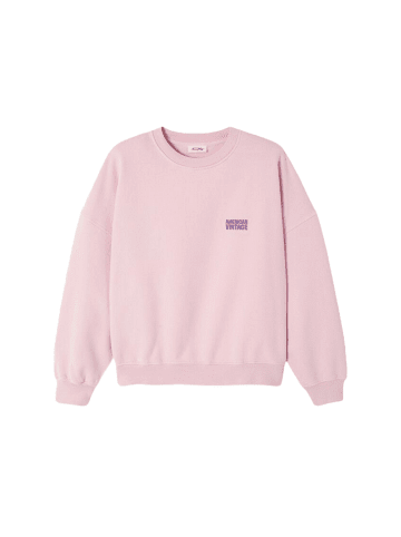 American Vintage Cropped Sweatshirt mit Rundhalsausschnitt in PETALE VINTAGE