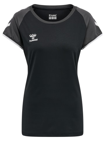 Hummel Hummel T-Shirt Hmlcore Volleyball Damen Atmungsaktiv Dehnbarem Feuchtigkeitsabsorbierenden in BLACK