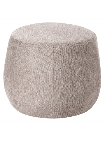 Beliani Pouf ASHTON in Beige - (W) 61 x (H) 43 x (L) 61 cm