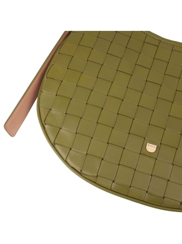 DuDu Hispani Schultertasche Leder 32 cm in olive
