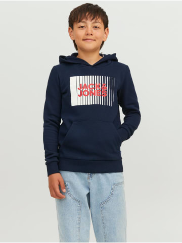 JACK & JONES Junior Kapuzensweatshirt in navy blazer