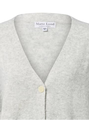 Marie Lund Strickjacke in hellgrau - 0002