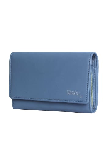 VARGU Echtleder Geldbörse NUME 1 in sky blue
