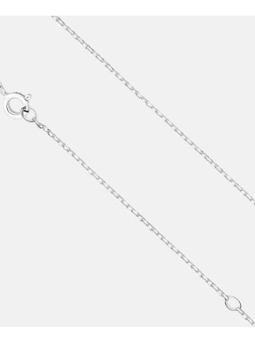 Diamant L'éternel Halskette mit Anhänger aus 375 Weißgold mit Diamant Herz-Design