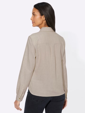 WITT WEIDEN Hemdbluse in champagner-meliert