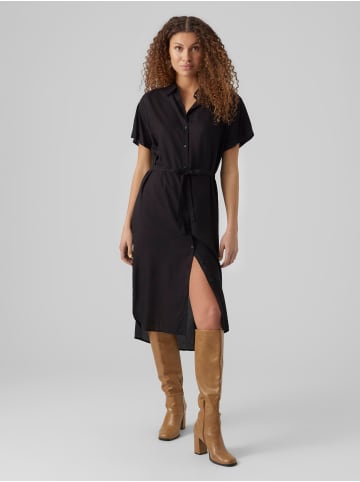 Vero Moda Hemdblusenkleid in Black