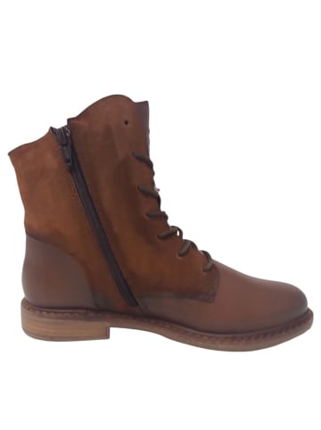 Schnürstiefelette  in Braun