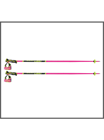 LEKI Skistöcke Alpin in rosa