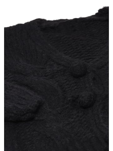 ebeeza Damen Strickjacke in Schwarz