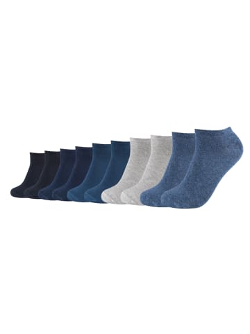 S. Oliver Socken 10er Pack in Blau/Grau