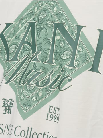 Karl Kani T-Shirt Music Paisley in ecru