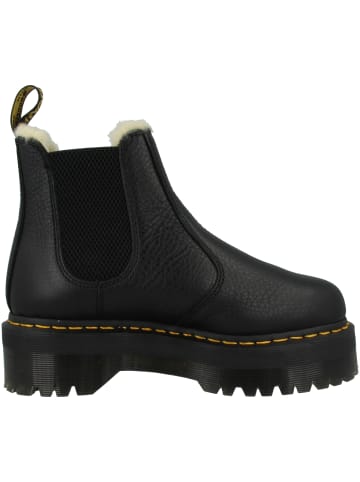 Dr. Martens Chelsea Boots 2976 Quad Fur Lined Plateau in schwarz