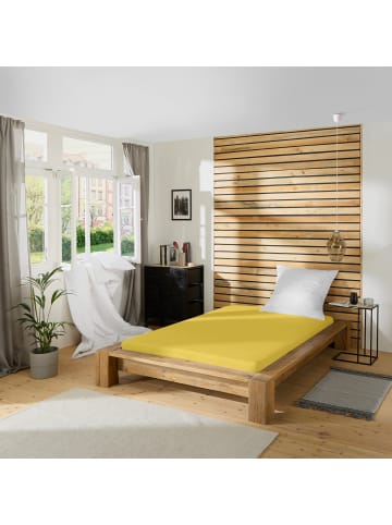 REDBEST Single-Jersey Spannbettlaken Pittsburgh in gelb