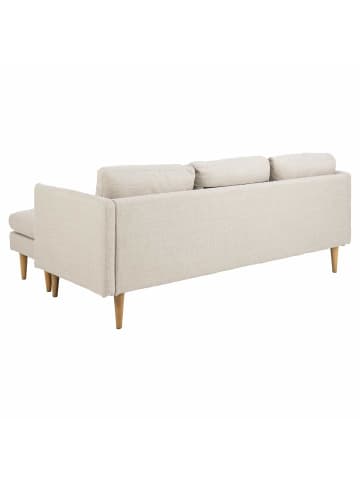 ebuy24 Chaiselongsofa Milly Beige 201 x 132 cm