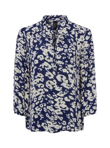 MARC CAIN COLLECTIONS Bluse in blau ecru