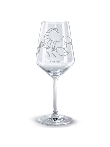 Mr. & Mrs. Panda Kelch Sternzeichen Skorpion ohne Spruch in Transparent