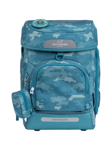 BECKMANN Plus Air Schulranzen-Set 6-tlg. Jungle Game in blau