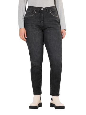 Ulla Popken Jeans in dunkelgrau denim