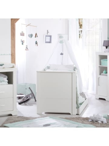 roba Kombi-Kinderbett Maxi 3-fach höhenverstellbar, umbaubar 70 x 140 cm - Weiß