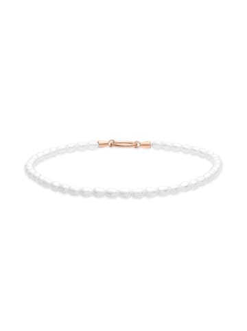 Tamaris Fußkette Pearl Charms in roségold