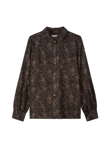 Marc O'Polo Bluse regular in Dark Brown