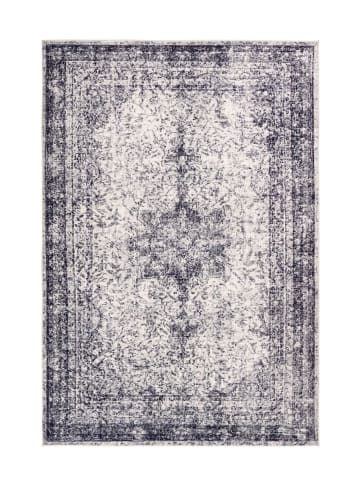 Kayoom Kurzflor Teppich Piemont 825 in grau - rechteckig