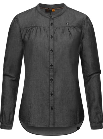 ragwear Blusenshirt Meena Denim in Black