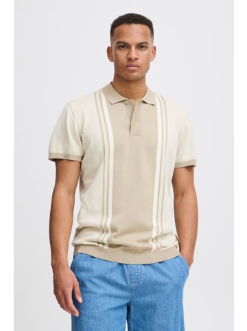 BLEND Poloshirt BHPolo knitted in Beige