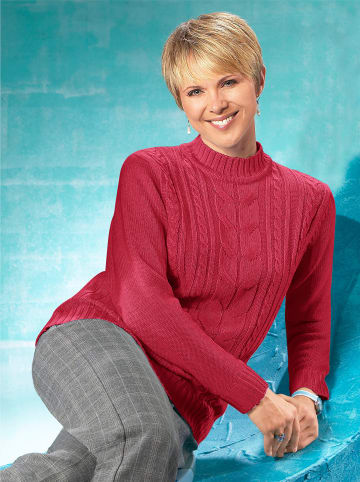 WITT WEIDEN Pullover in dunkelrot