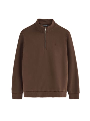 Polo Club Sweatshirt in Dunkelbraun