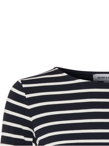 More & More Shirt in marine weiß