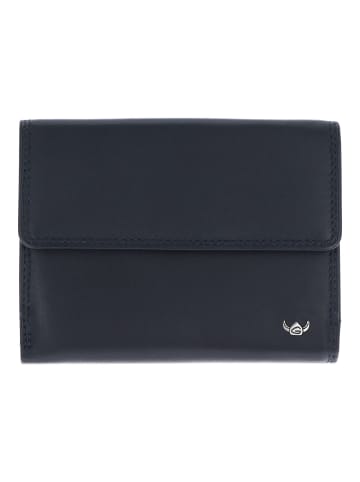 Golden Head Polo Geldbörse RFID Schutz Leder 12.5 cm marineblau
