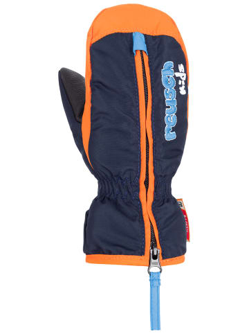 Reusch Fäustling Ben Mitten in dress blue/orange popsicle