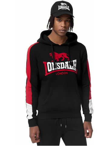 Lonsdale Hoodie "Langwell" in Schwarz