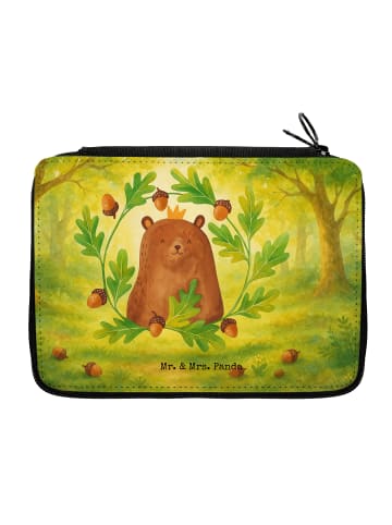 Mr. & Mrs. Panda Federmäppchen Bär König Design ohne Spruch in Weiß