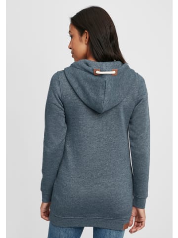 Oxmo Kapuzensweatjacke OXVicky Straight Sweat Zip-Hoodie in Blau