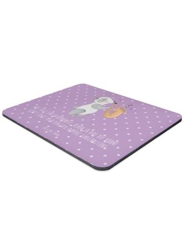 Mr. & Mrs. Panda Mouse Pad Magischer Saxophon-Charme mit Spruch in Lavendeltraum