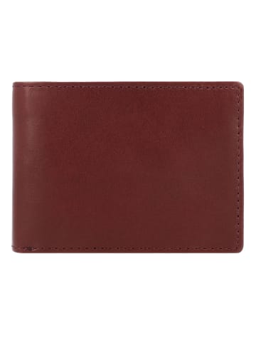 Leonhard Heyden Cambridge Geldbörse Leder 10 cm in rotbraun