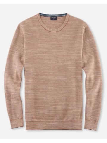 OLYMP  Pullover Casual Strick in Braun