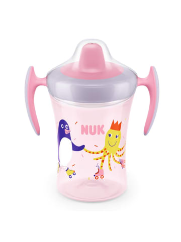 NUK Trinklern-Becher Evolution Trainer Cup in rosa,motiv