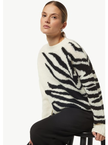 comma Strickpullover langarm in Weiß