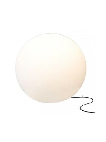 Licht-Erlebnisse Wegeleuchte Ø 80 x (H)70 cm in Weiß