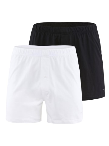 Calida Boxershort 2er Pack in Weiß/Schwarz