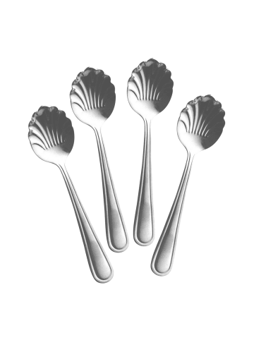 Rice Rostfreier Stahl Teelöffel 4er in silber