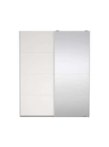 ebuy24 Schiebetürenschrank Bergamo (2-türig) Weiß 179 x 67 cm