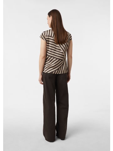 comma Bluse in 89A2_dunkelbraun