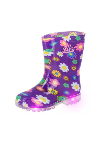 Lico Gummistiefel "Powerlight Blinky" in Lila