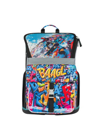 BAAGL 3-tlg. Set: Schulranzen Zippy in Blau Skatepark