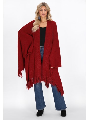 usha FESTIVAL Cardigan in burgundy